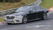 2017 Mercedes-AMG S63 facelift spy photo