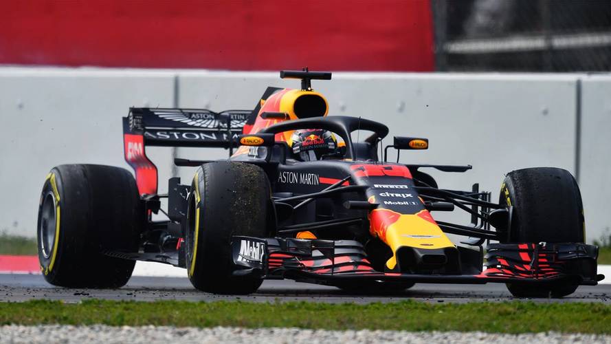 Max Verstappen, Red Bull Racing RB14 gira
