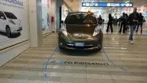 Nissan Leaf, lo shuttle a Fiumicino