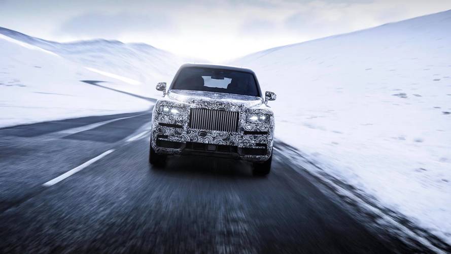 Rolls-Royce Cullinan testing
