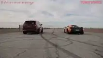 Jeep Vs McLaren Drag Race