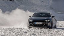 Audi RS e-tron GT - Prova sulle neve delle Dolomiti