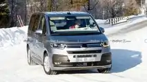 2021 VW T7 Multivan yeni casus fotoğraflar