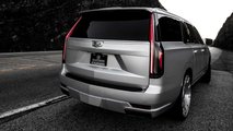 Kim Kardashian Cadillac Escalade Rear Passenger