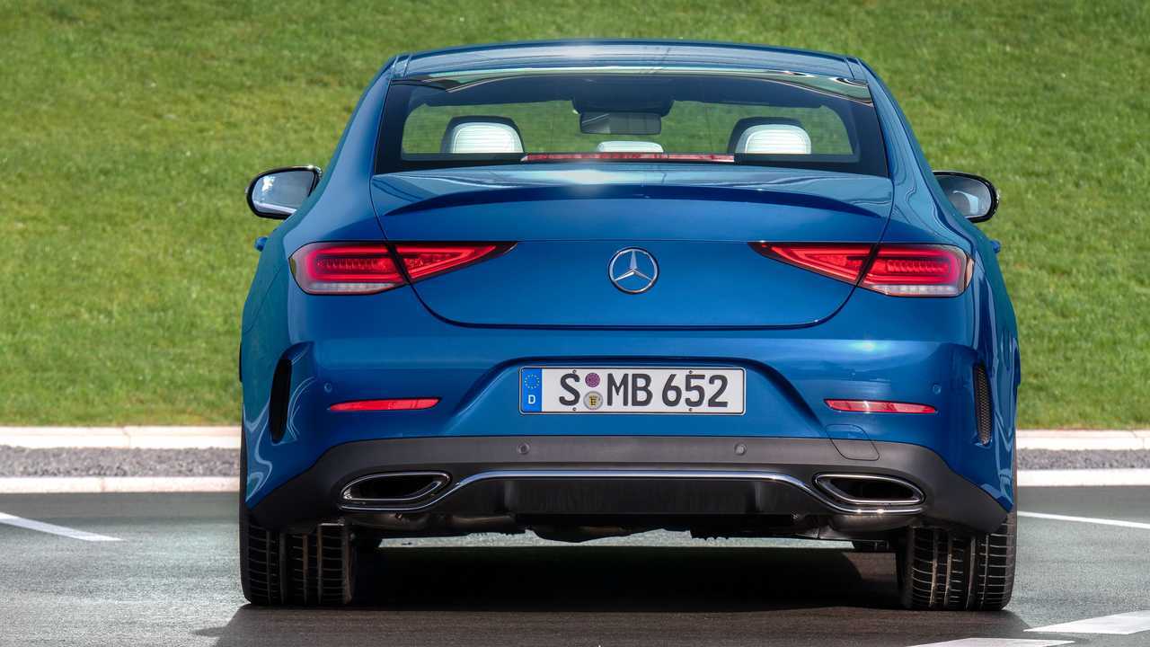 Обновленный Mercedes-Benz CLS, вид сзади