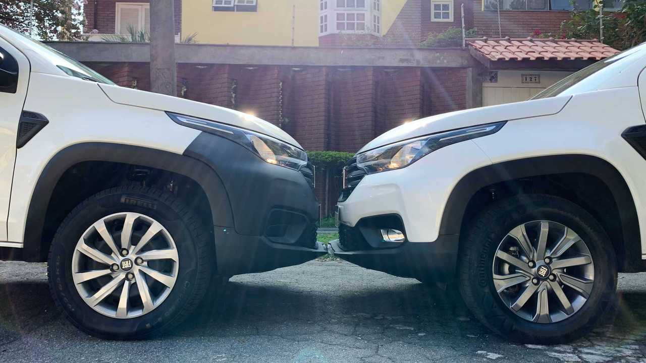 Comparativo: Fiat Strada Endurance CD 1.4 vs. Fiat Strada Freedom CD 1.3