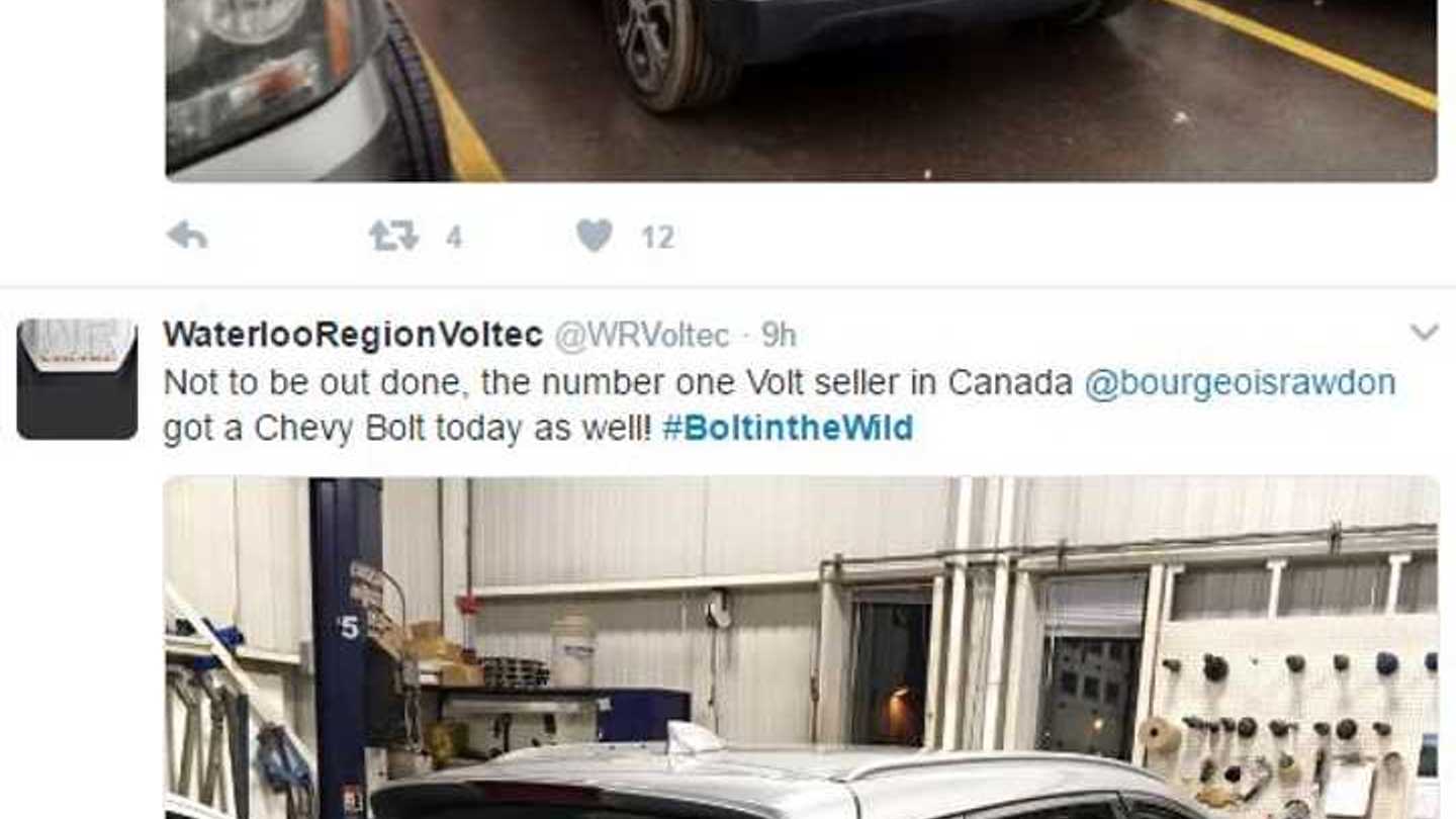 Chevrolet Bolts Now On Dealer Lots In Canada, Deliveries Underway!
