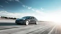 Tesla Model 3 Performance - Midnight Silver Tarmac Motion