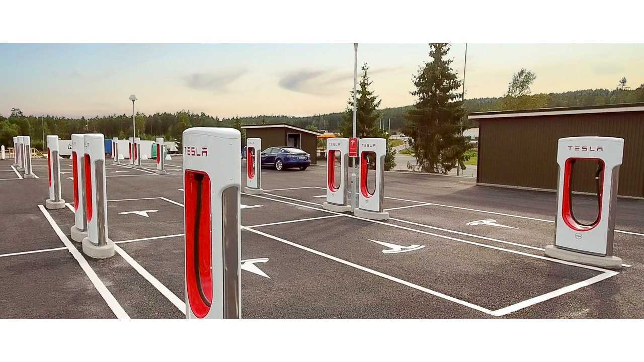 Supercharger location count expanded to 715 locations worldwide by the end of Q3 2016