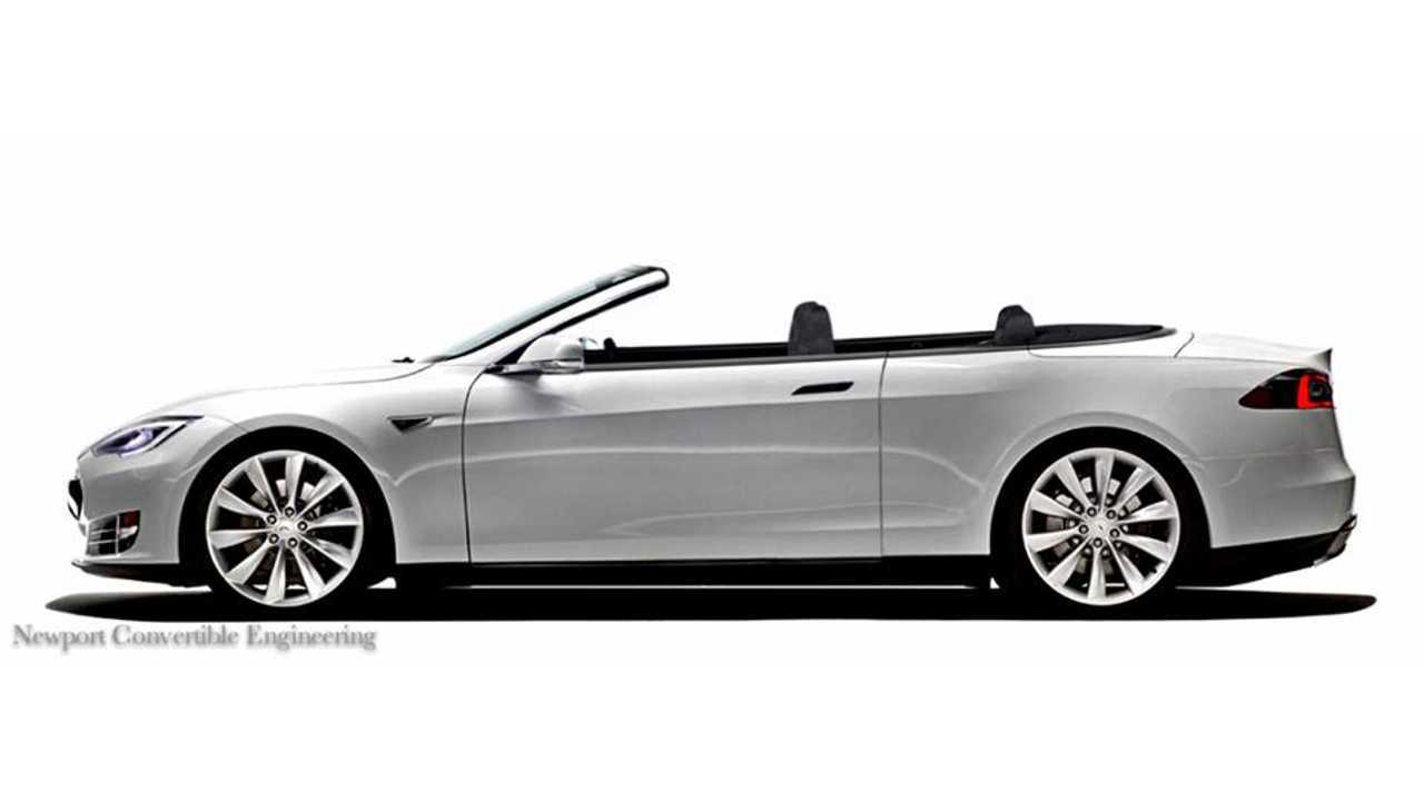 Tesla Model S Convertible Revealed Video Here Is A Look At Nce S Future 2 Door Tesla Model Convertible