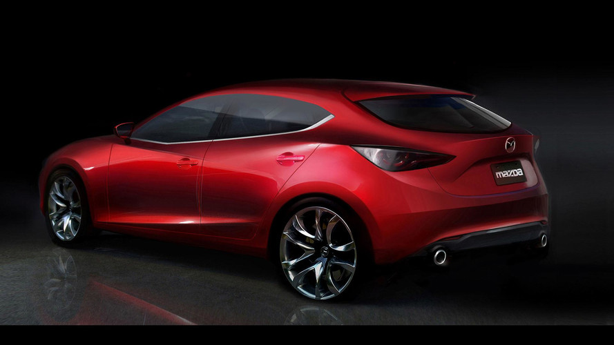 Projeção do novo Mazda3