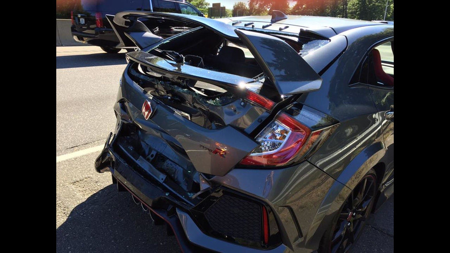 2017 Honda Civic Type R Crash