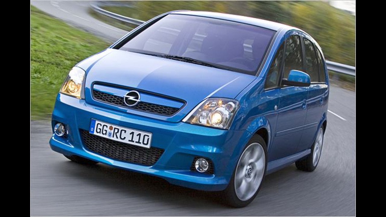 Meriva OPC: Sport-Klapp
