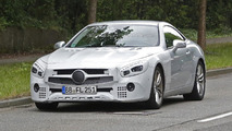 2016 Mercedes-Benz SL facelift spy photo