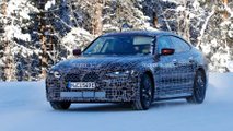 BMW i4 new spy photo (front three-quarters)