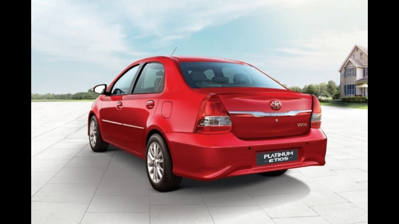 Toyota Etios 2017 reestilizado é lançado na Índia - fotos oficiais