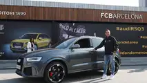 Barcelona players receive new Audi cars