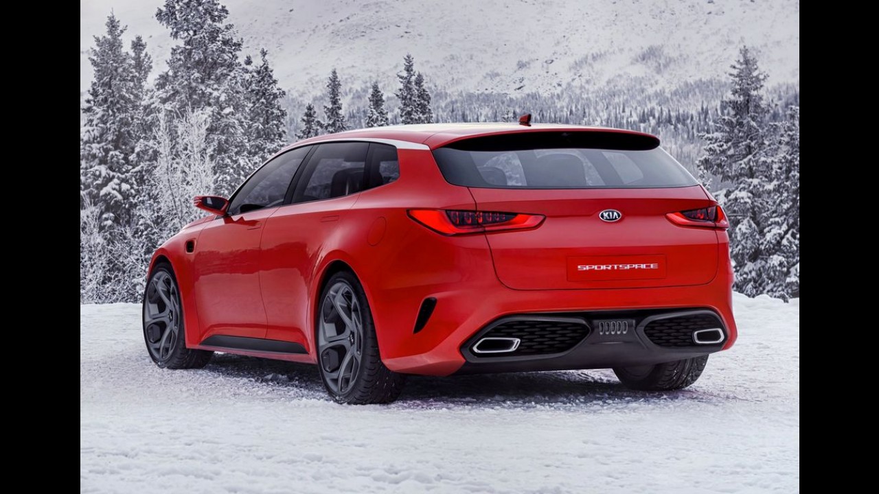 Esta é a Kia Sportspace Concept, uma bela perua derivada do novo Optima