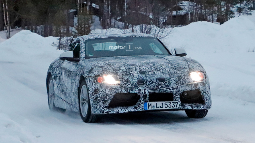 Toyota Supra Spy Shots Snow
