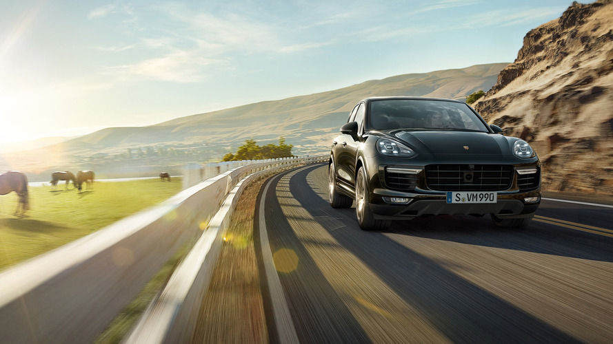 Porsche Cayenne Turbo S 2017 marrón