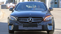 2018 Mercedes C-Class Coupe facelift spy photo