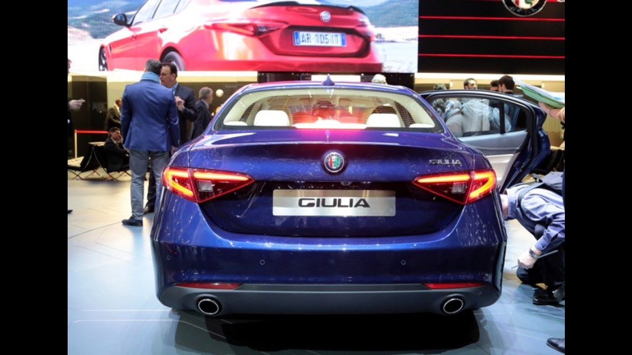 Este é o Alfa Romeo Giulia "civil", pronto para enfrentar Série 3 e Classe C - veja fotos