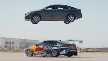 Kia Forte Jumps Kia Forte Race Car