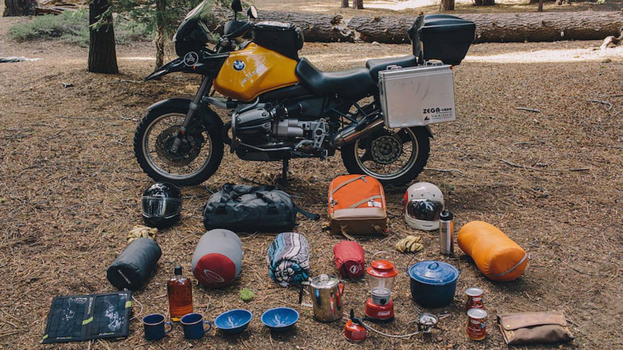 Motorcycle Camping In The High Sierras