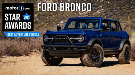 2021 Ford Bronco Wins Motor1 Star Award For Best Adventure Vehicle