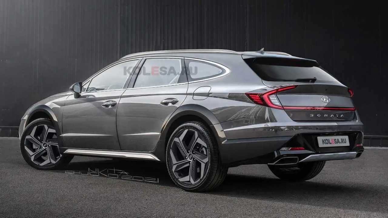 Hyundai Sonata Allroad Wagon Неофициальный рендеринг