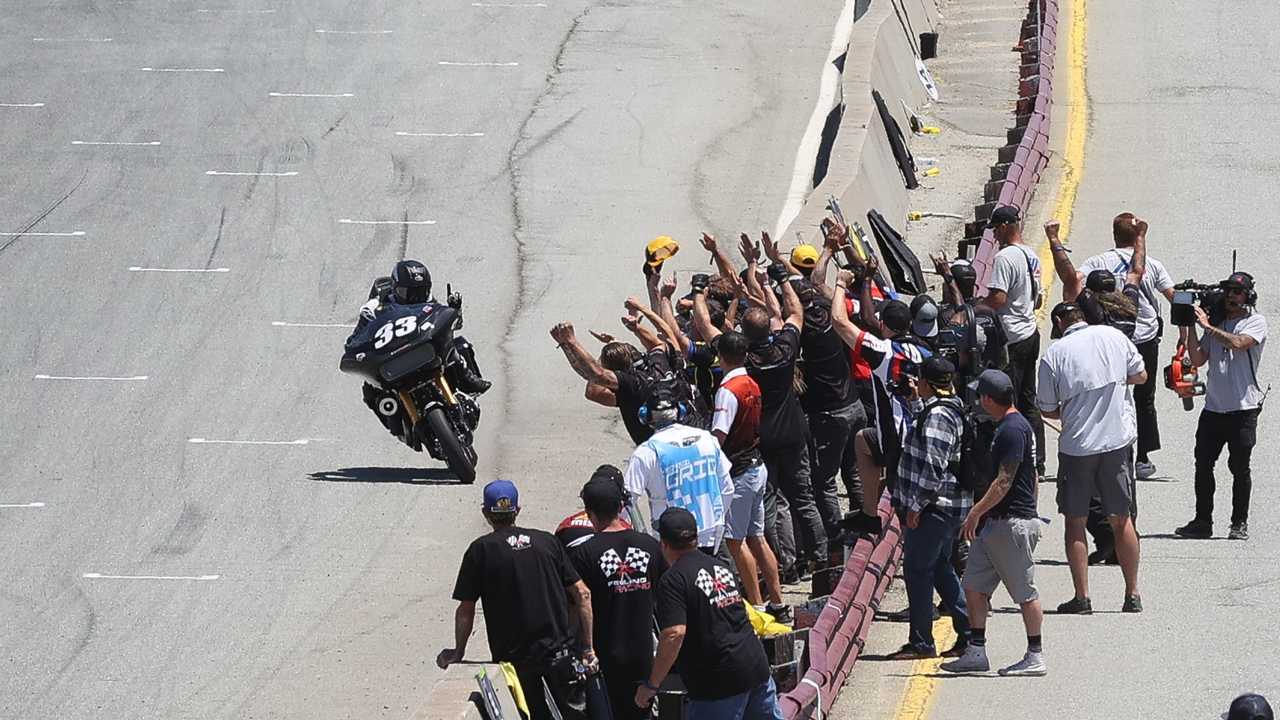 Screamin' Eagle Harley-Davidson - Kyle Wyman 2021 King of the Baggers Champion (Finish Line)