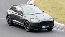 Aston Martin DBX facelift spy photo