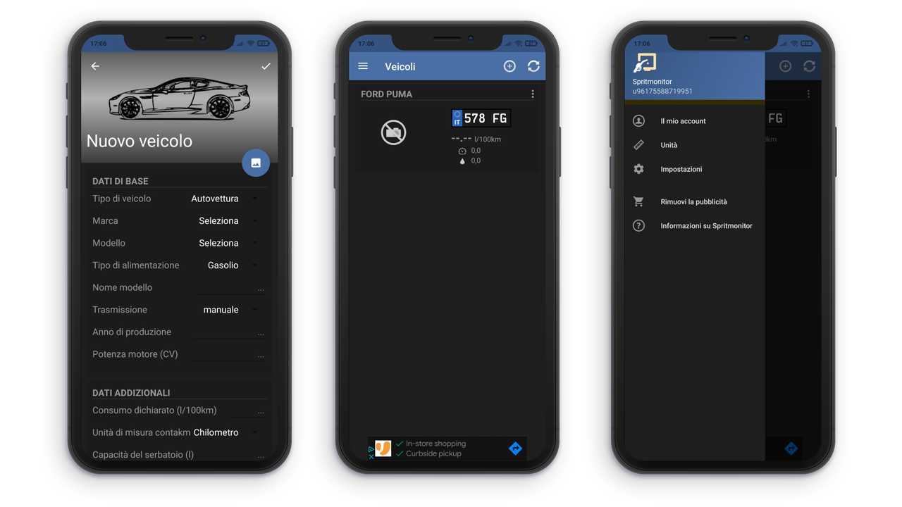 App Sprintmonitor controllo spese dell'auto 1
