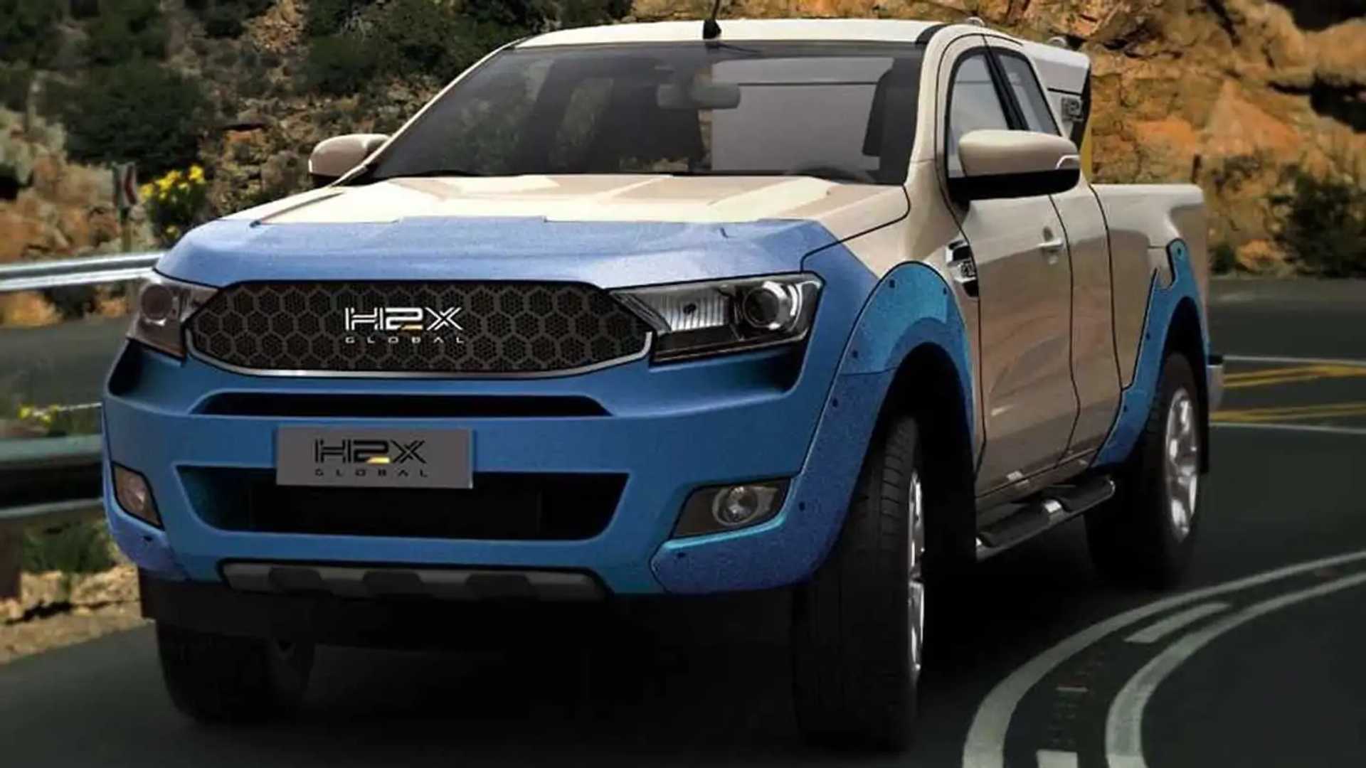 Startup Shows Ford Ranger-Based Hydrogen Fuel Cell Pickup