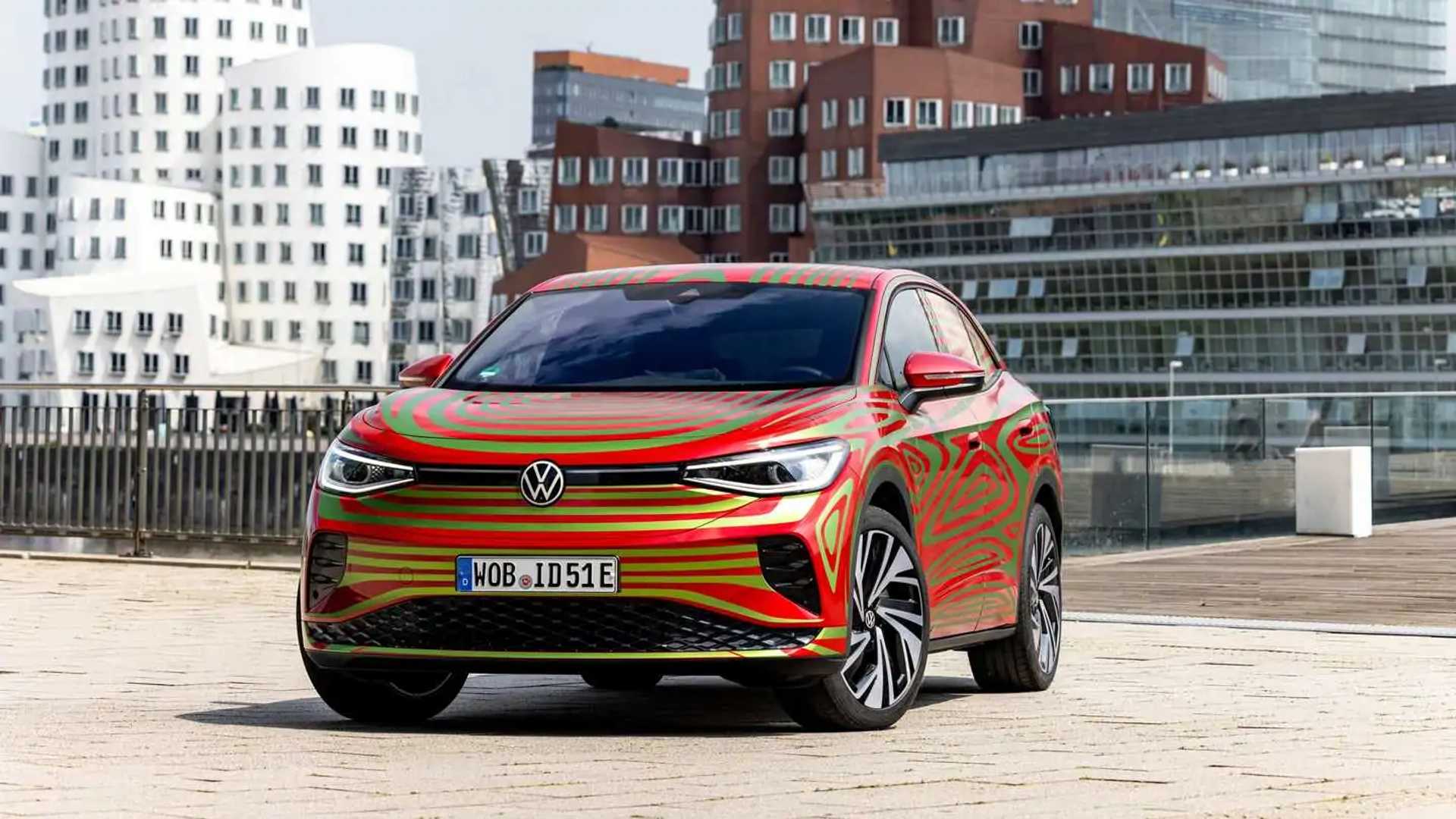 Imagen teaser del concepto VW ID.5 GTX