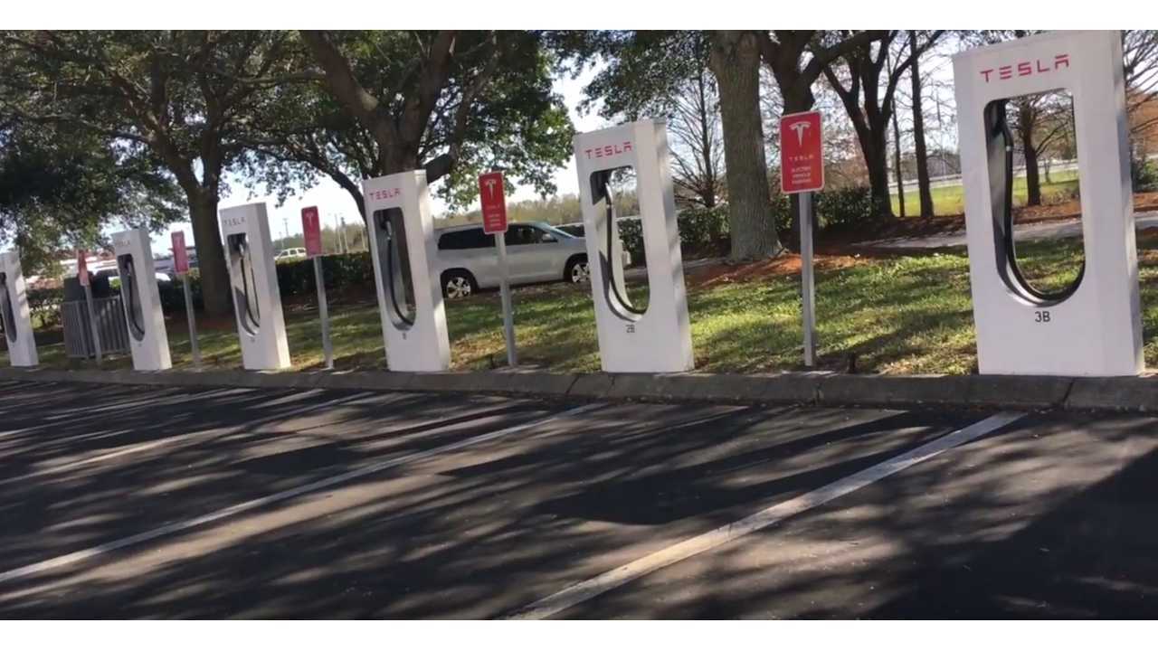 Are Tesla Superchargers Too Crowded? Video Ride Along To 6