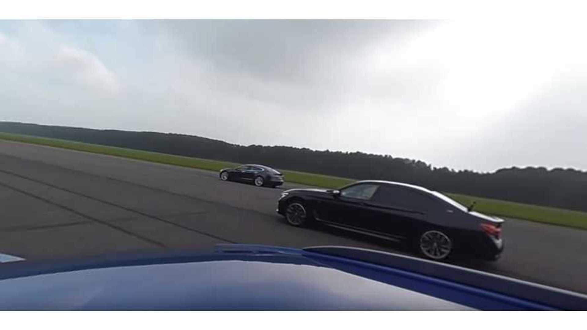 Watch Tesla Model S Race Bmw M760 Audi Rs 6 Mercedes Amg E63 Watch Tesla Model S Race Bmw M760 Audi Rs 6 Mercedes Amg E63