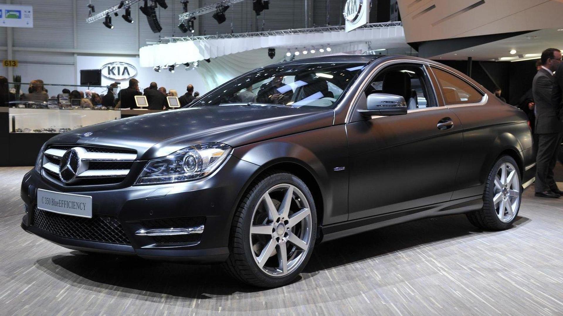 2012 Mercedes C Class Coupe Rolls Into Geneva Motor1 Com Photos