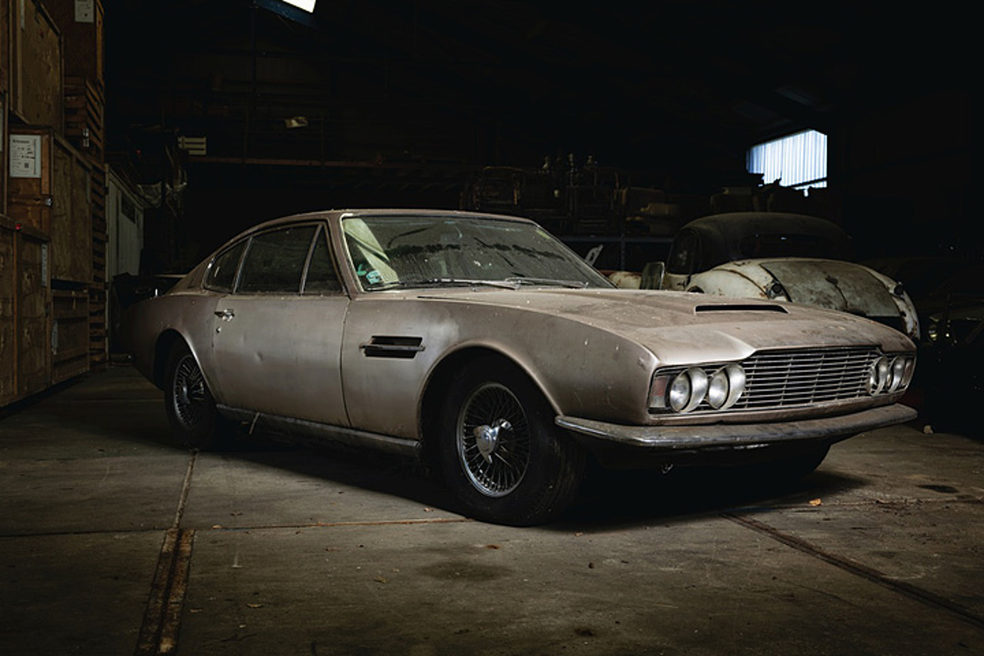 This Aston Martin DBS Has Lived in a Barn Since 1986