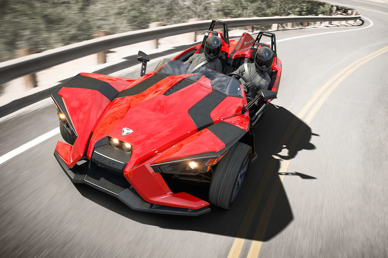 Polaris Slingshot America's ThreeWheeled Track Toy