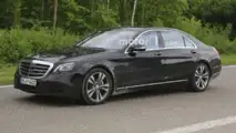 Mercedes S Class facelift spy photo
