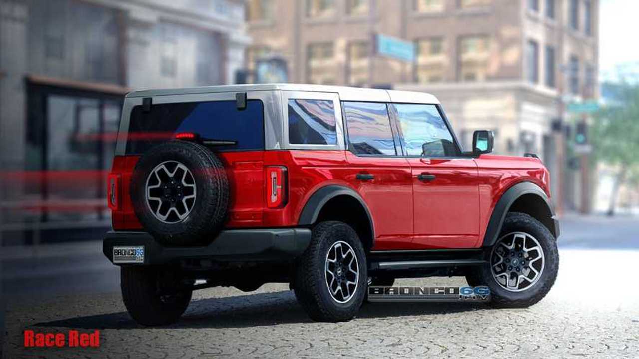 2020 Ford Bronco 4 Kapılı Versiyon Dijital Tasarımları (Render)