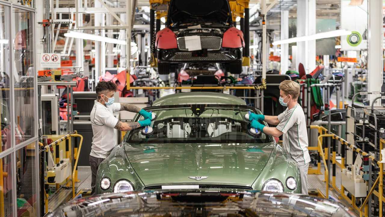Bentley coronavirus factory restart