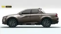 Hyundai Santa Cruz Profilden Hayali Tasarımı (Render)