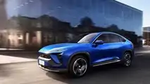 NIO EC6 in Blau