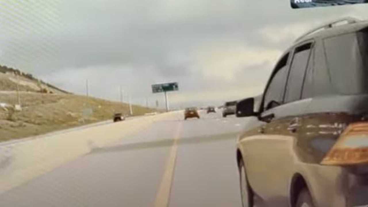Watch Mercedes SUV Attempt To Run A Tesla Off The Road, Brake Check Follows