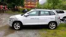 Skoda Karoq restyling, fotos espía