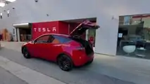 Touchless Delivery And Goodwill Repairs Meet In Andy Cheng's Tesla Model Y