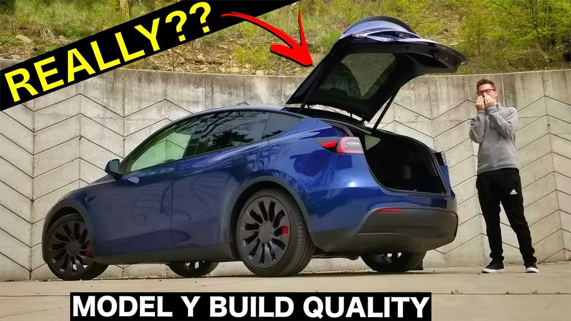 Tesla Model Y Build Quality Questioned Tons Of Issues On This Y Seem