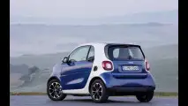 smart fortwo e forfour, le prime foto